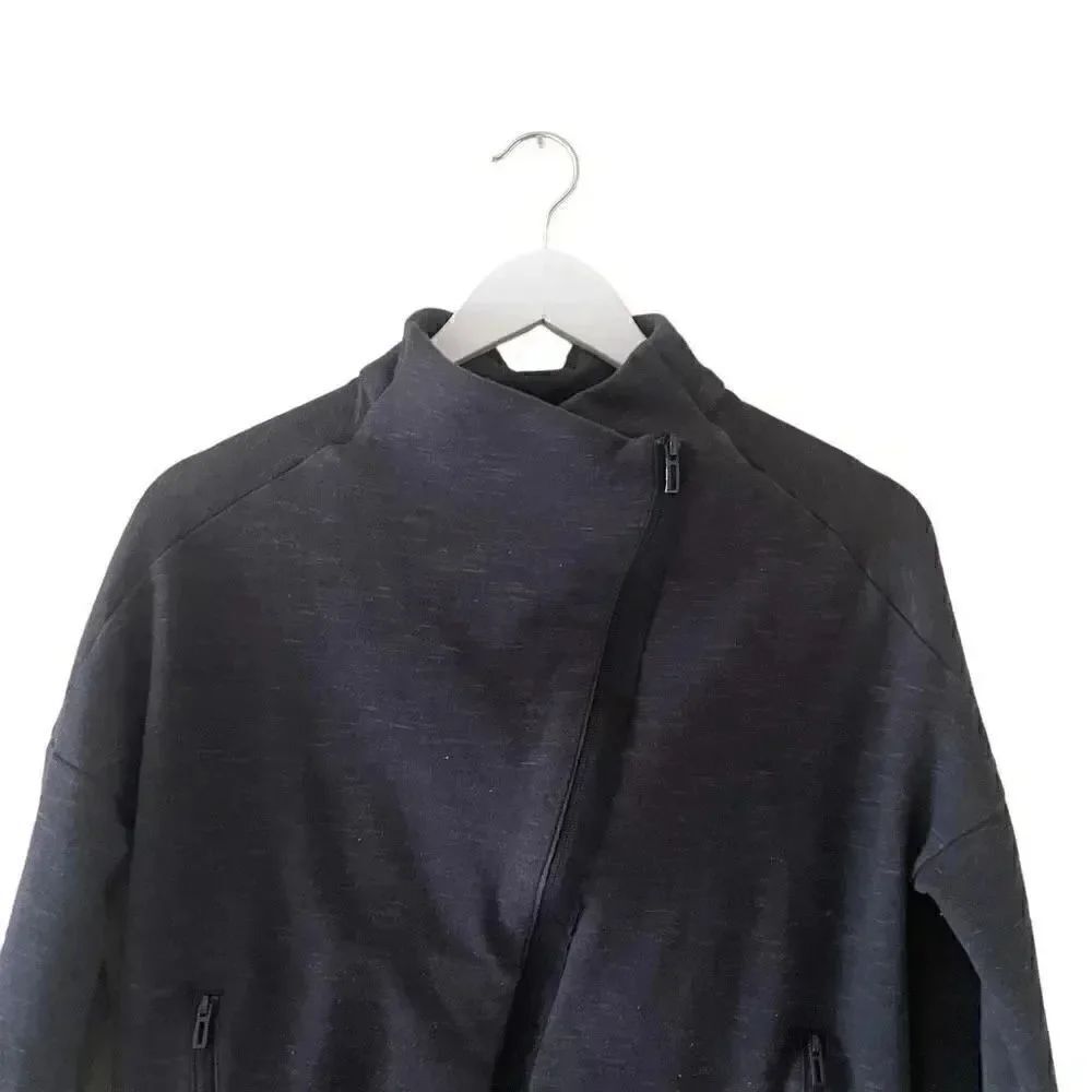 Adidas Heart Racer Track Tops Sporty Lightweight Jacket Black SZ M # 1787 - Picture 3 of 13